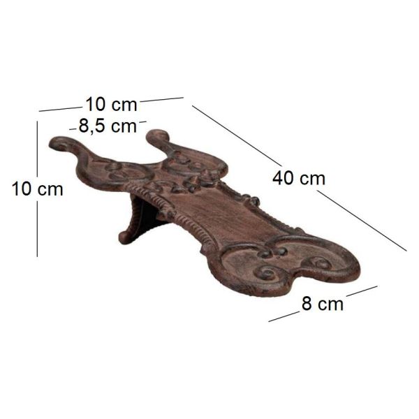 Tire-botte rouille en fer forgé - ESS-0270