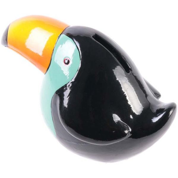 Tirelire en céramique toucan Exotic - CMP-2593