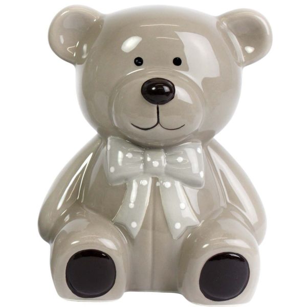 Tirelire enfant en dolomite Nounours 15 cm