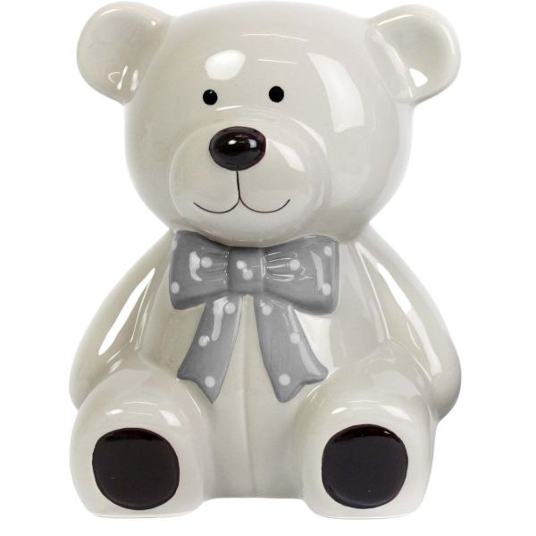 Tirelire enfant en dolomite Nounours 15 cm