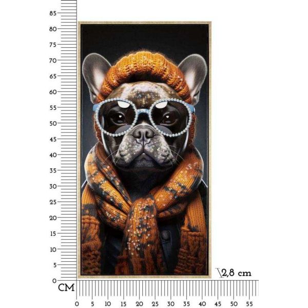 Toile décorative Bad bully 42.5 x 2.8 x 82.5 cm - MAU-0120
