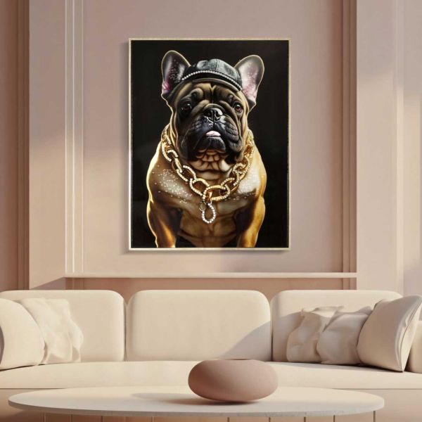 Toile décorative Bully 62 x 4 x 82 cm - MAURO FERRETTI