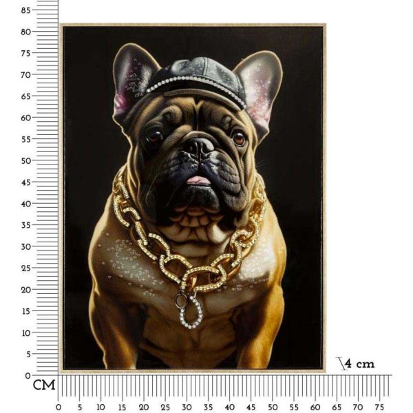 Toile décorative Bully 62 x 4 x 82 cm - MAU-0127