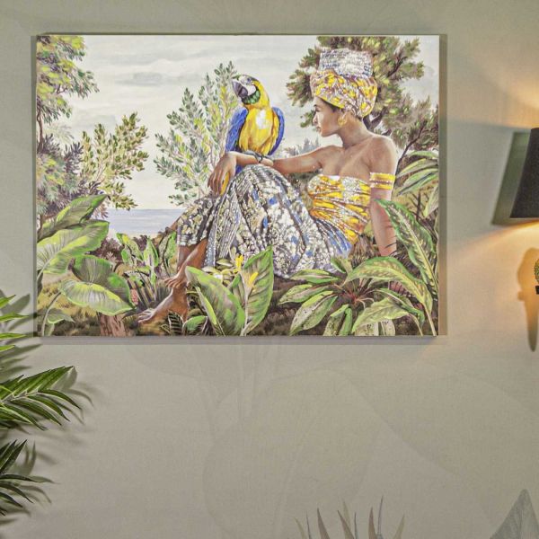Toile décorative Kenda 120 x 3 x 90 cm - MAURO FERRETTI