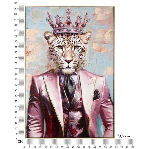 Toile décorative Tela King 82 x 4.5 x 122 cm - MAU-0125