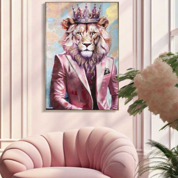 Toile décorative Tela King 82 x 4.5 x 122 cm - MAURO FERRETTI