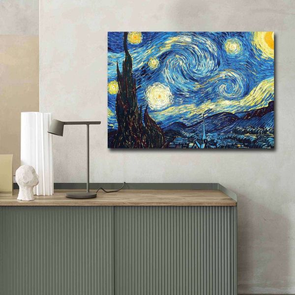 Toile décorative The starry night 100 x 70 cm - 5