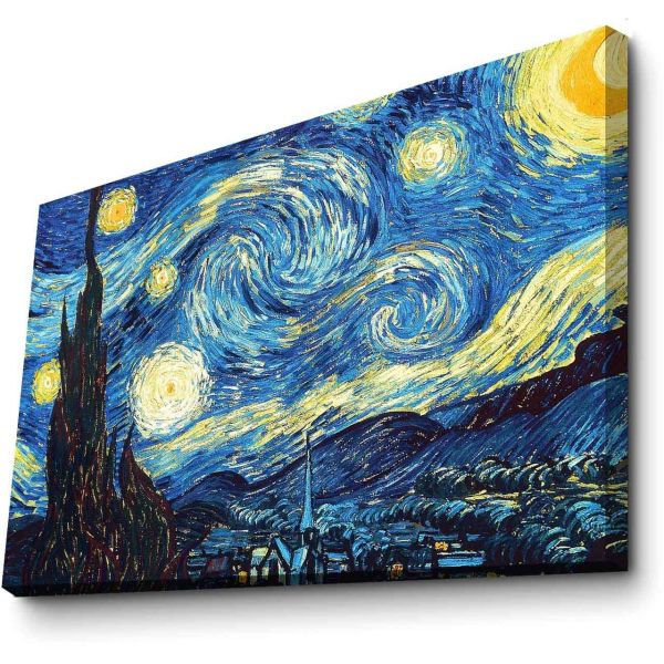 Toile décorative The starry night 100 x 70 cm - 39,90