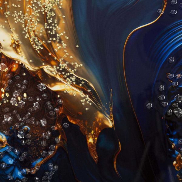 Toile décorative avec cadre Andromeda 60 x 4 x 90 cm - 73,90
