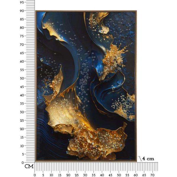 Toile décorative avec cadre Andromeda 60 x 4 x 90 cm - MAU-0607