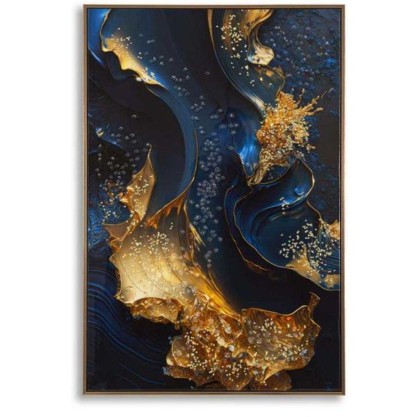 Toile décorative avec cadre Andromeda 60 x 4 x 90 cm