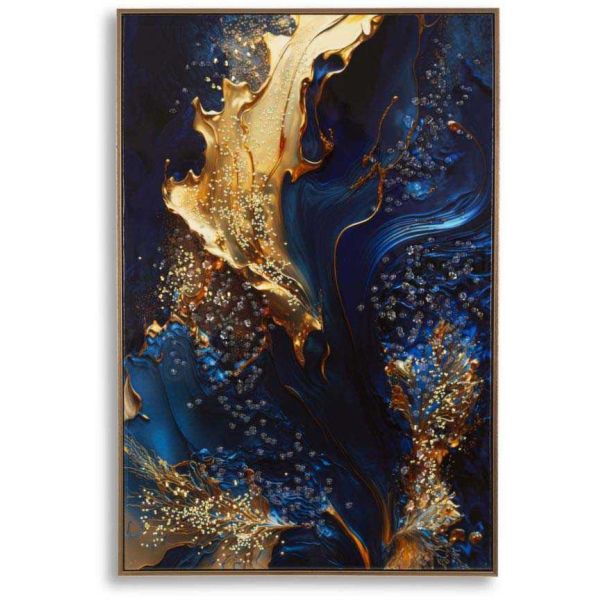Toile décorative avec cadre Andromeda 60 x 4 x 90 cm