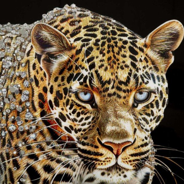 Toile décorative avec cadre Jaguar 82 x 4 x 82 cm - 5