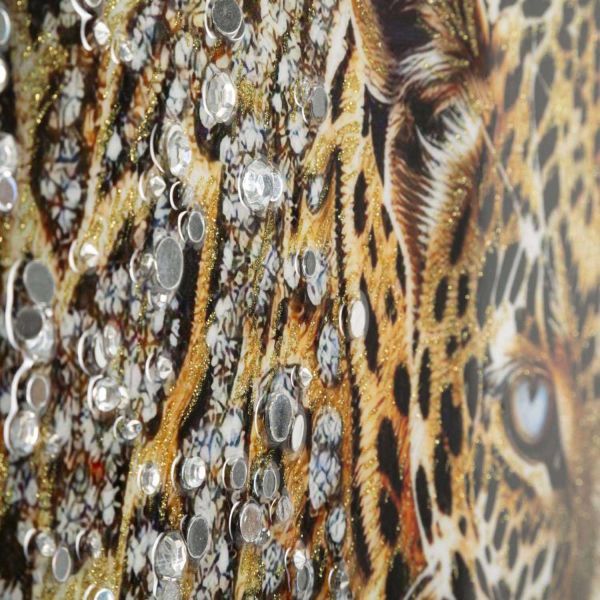 Toile décorative avec cadre Jaguar 82 x 4 x 82 cm - 6