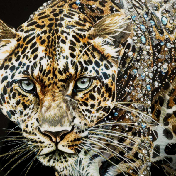 Toile décorative avec cadre Jaguar 82 x 4 x 82 cm - 85,90