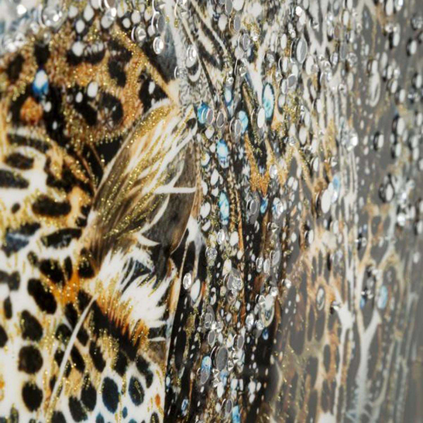 Toile décorative avec cadre Jaguar 82 x 4 x 82 cm - 5