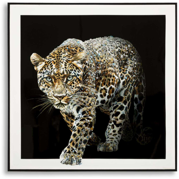 Toile décorative avec cadre Jaguar 82 x 4 x 82 cm