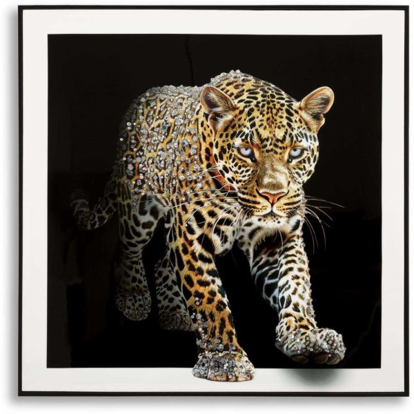 Toile décorative avec cadre Jaguar 82 x 4 x 82 cm