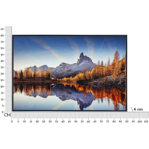 Toile décorative avec cadre Lake 90 x 4 x 60 cm - MAU-0605