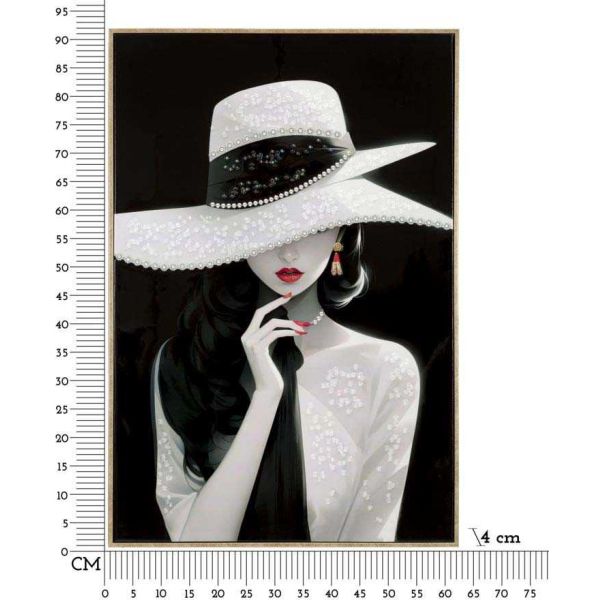 Toile décorative avec cadre Marty 62 x 4 x 92 cm - MAU-0542