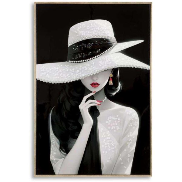 Toile décorative avec cadre Marty 62 x 4 x 92 cm