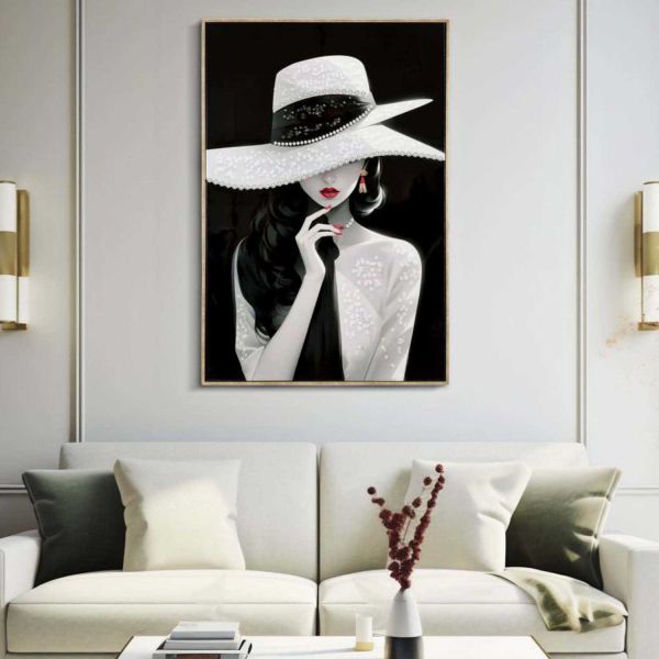 Toile décorative avec cadre Marty 62 x 4 x 92 cm - MAURO FERRETTI
