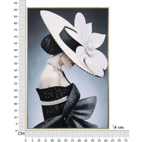 Toile décorative avec cadre Marty 62 x 4 x 92 cm - MAU-0541