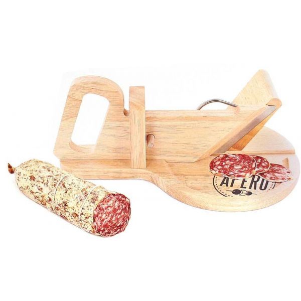 Trancheuse charcuterie ronde en bois - CMP-0548