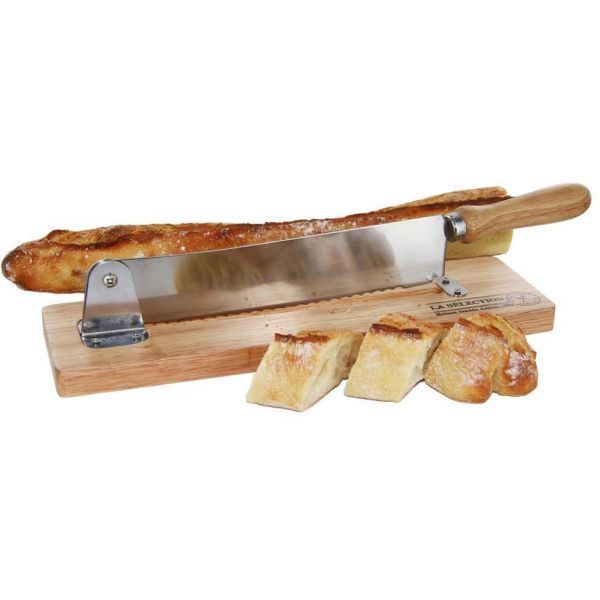 Trancheuse à pain en bois et inox - CMP-0516