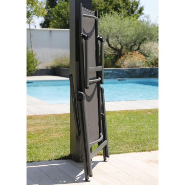 Transat pliant en aluminium Ciro - 129