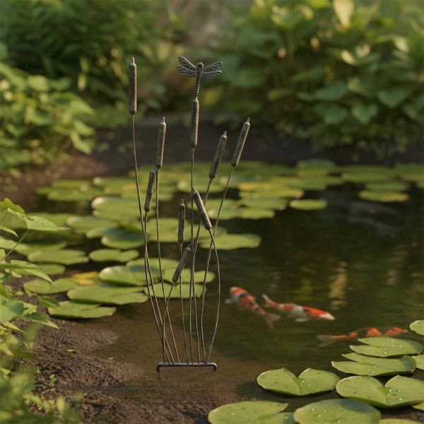 Treillage en fer Roseaux 29 x 91 cm - LA GRANDE PRAIRIE