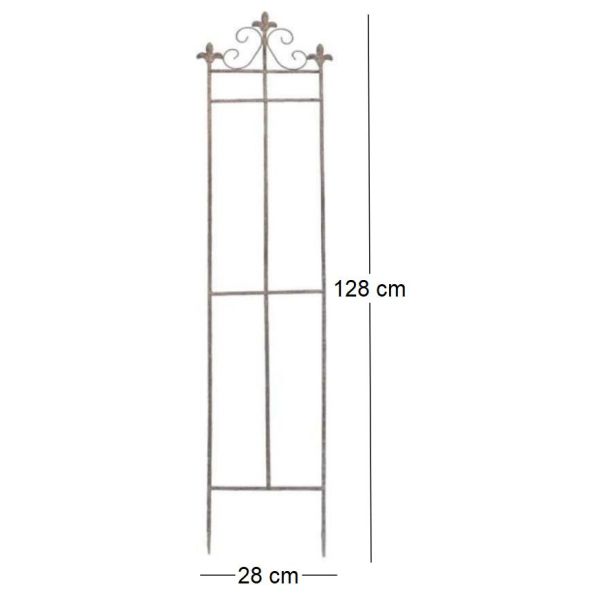 Treillage en fer fleur de lys - LA GRANDE PRAIRIE