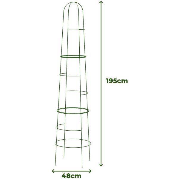 Treilli en acier 48 x 195 cm Castle - KOM-0133