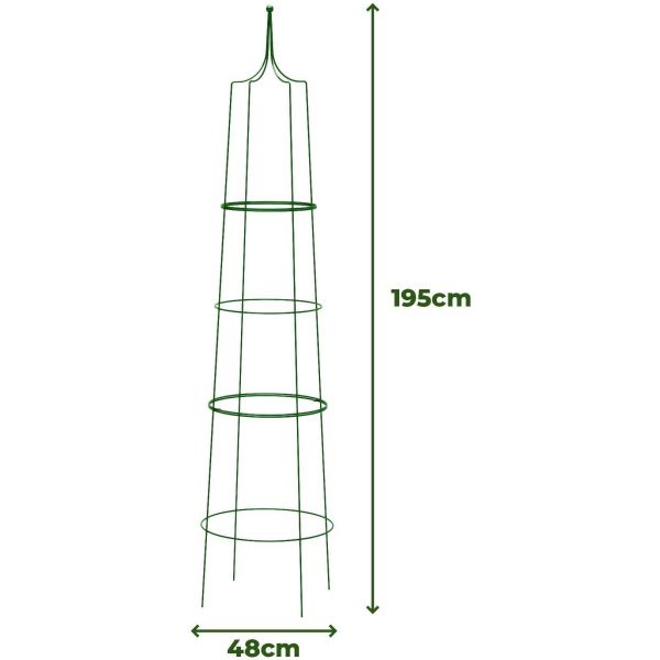 Treilli en acier 48 x 195 cm Cross - KOM-0136