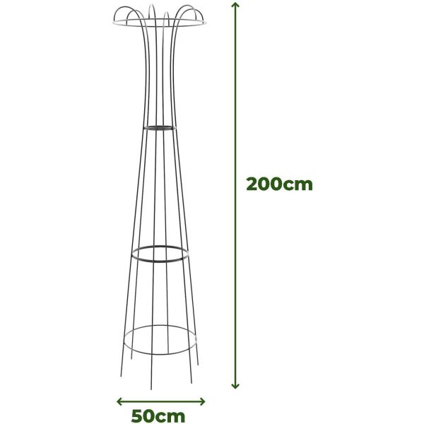 Treilli en acier 50 x 200 cm Obelisk - KOM-0173