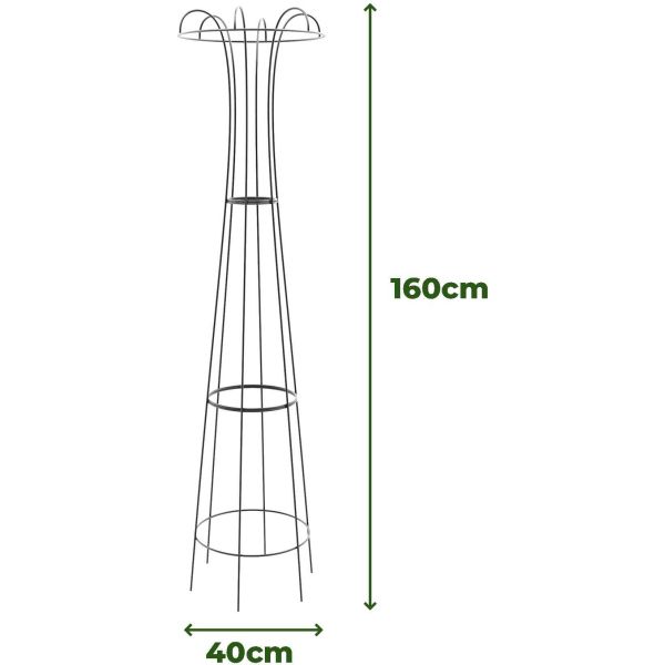 Treilli en acier 40 x 160 cm Obelisk - KOM-0167