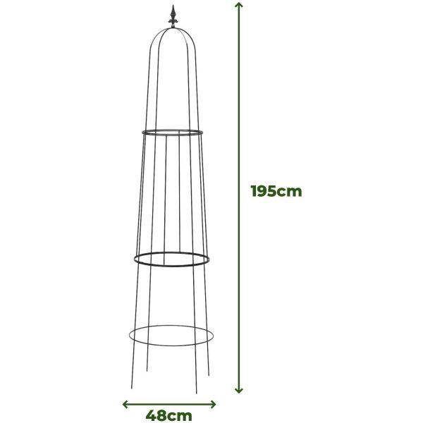 Treilli en acier 48 x 195 cm Pic - KOM-0116