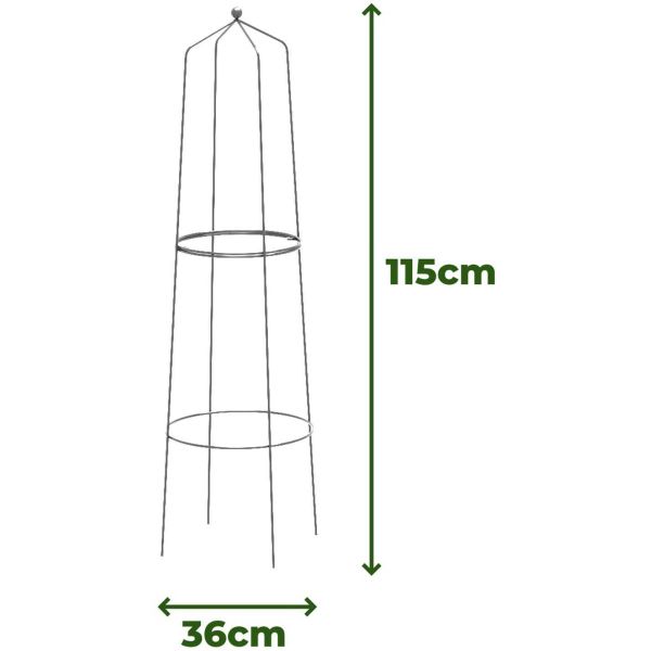 Treilli en acier 36 x 115 cm Tower - KOM-0108