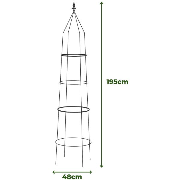 Treilli an acier 48 x 195 cm View - KOM-0125