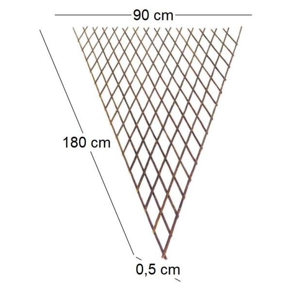 Treilli extensible en bois de saule - GAM-0297