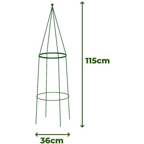 Treillis en acier Star (Lot de 2) - KOM-0121