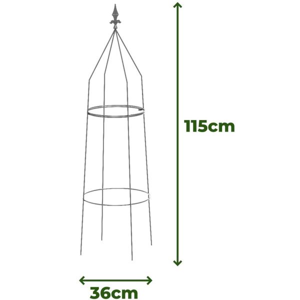 Treillis en acier View (Lot de 2) - KOM-0130