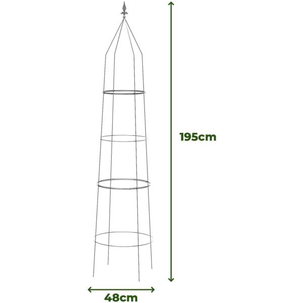 Treillis en acier View (Lot de 2) - 109