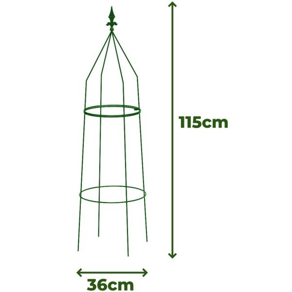 Treillis en acier View (Lot de 2) - KOM-0129