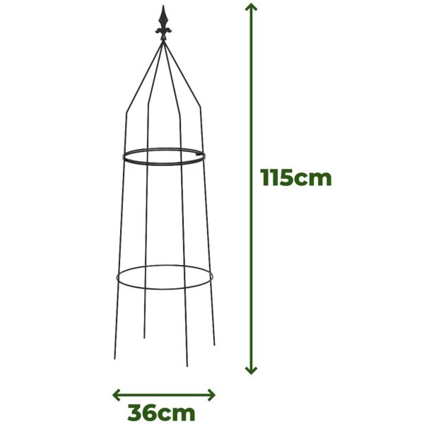 Treillis en acier View (Lot de 2) - KOM-0128