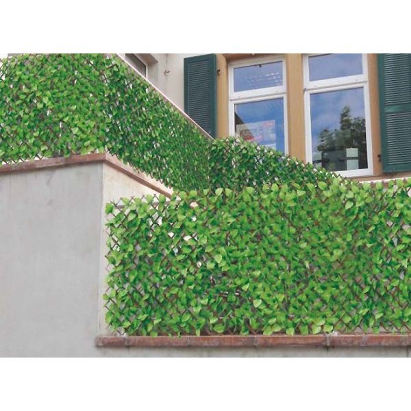 Treillis en bois de saule feuilles de rosier (Lot de 6) - FEN-0327