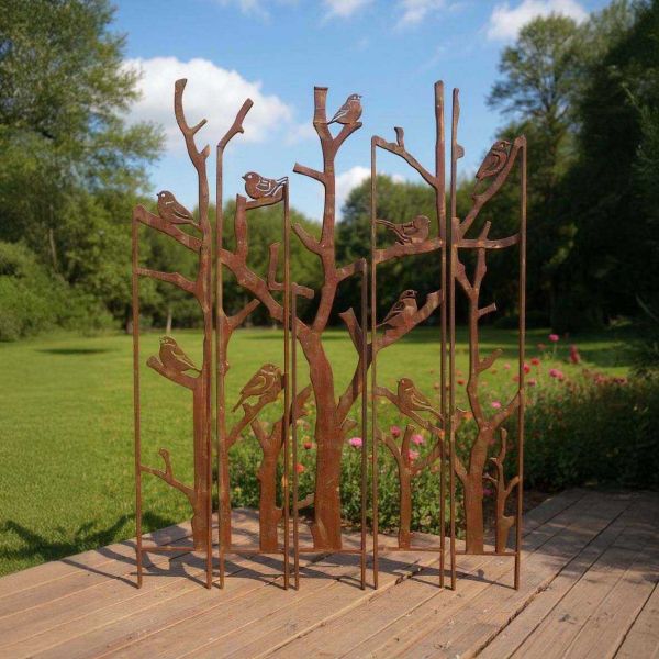 Treillis brise vue en 5 parties Oiseaux - ESSCHERTS GARDEN