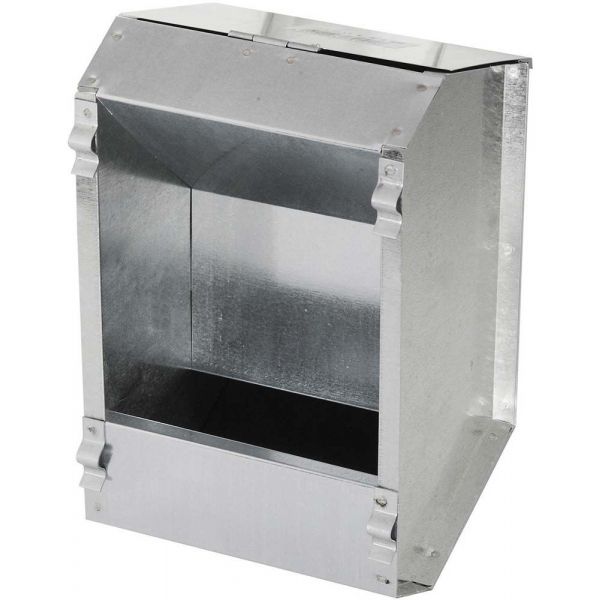 Trémie pour lapins avec couvercle 1.5 litres