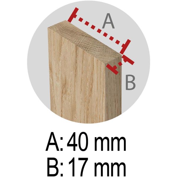 Tréteau en pin standard section 40x17 mm - 9