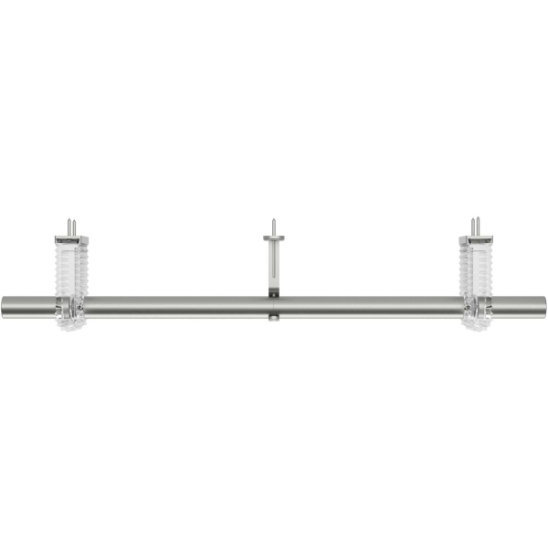 Tringle à rideaux extensible en acier Flute - 60,90